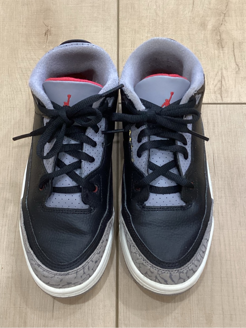 Nike Jordan Black Cement Youth Size 3Y